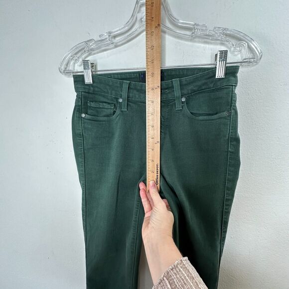 Paige Green Petite Verdugo Ankle Faded Little Pine Skinny Mid Rise Jean 26P - Picture 12 of 15